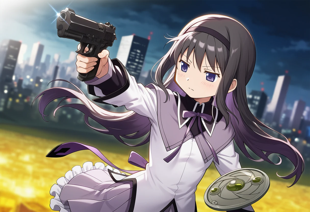 暁美ほむら（魔法少女形態）のシリアスカット
