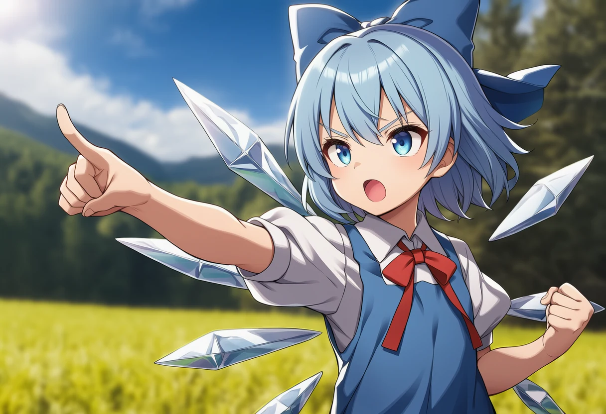 チルノのシリアスカット