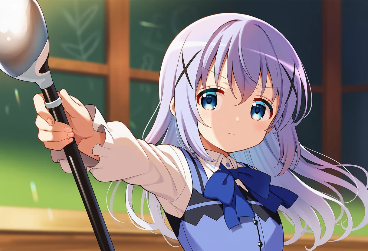 香風智乃のシリアスカット
