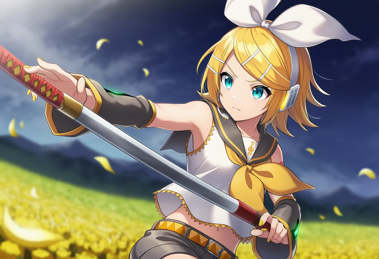 鏡音リンのシリアスカット