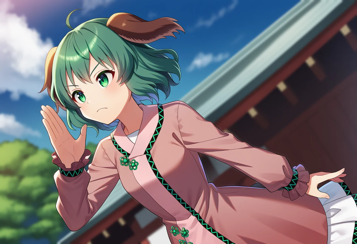 幽谷響子のシリアスカット