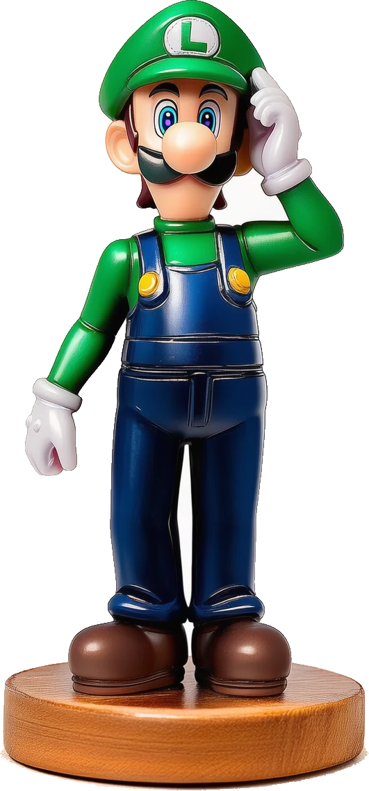 ルイージのフィギュア
