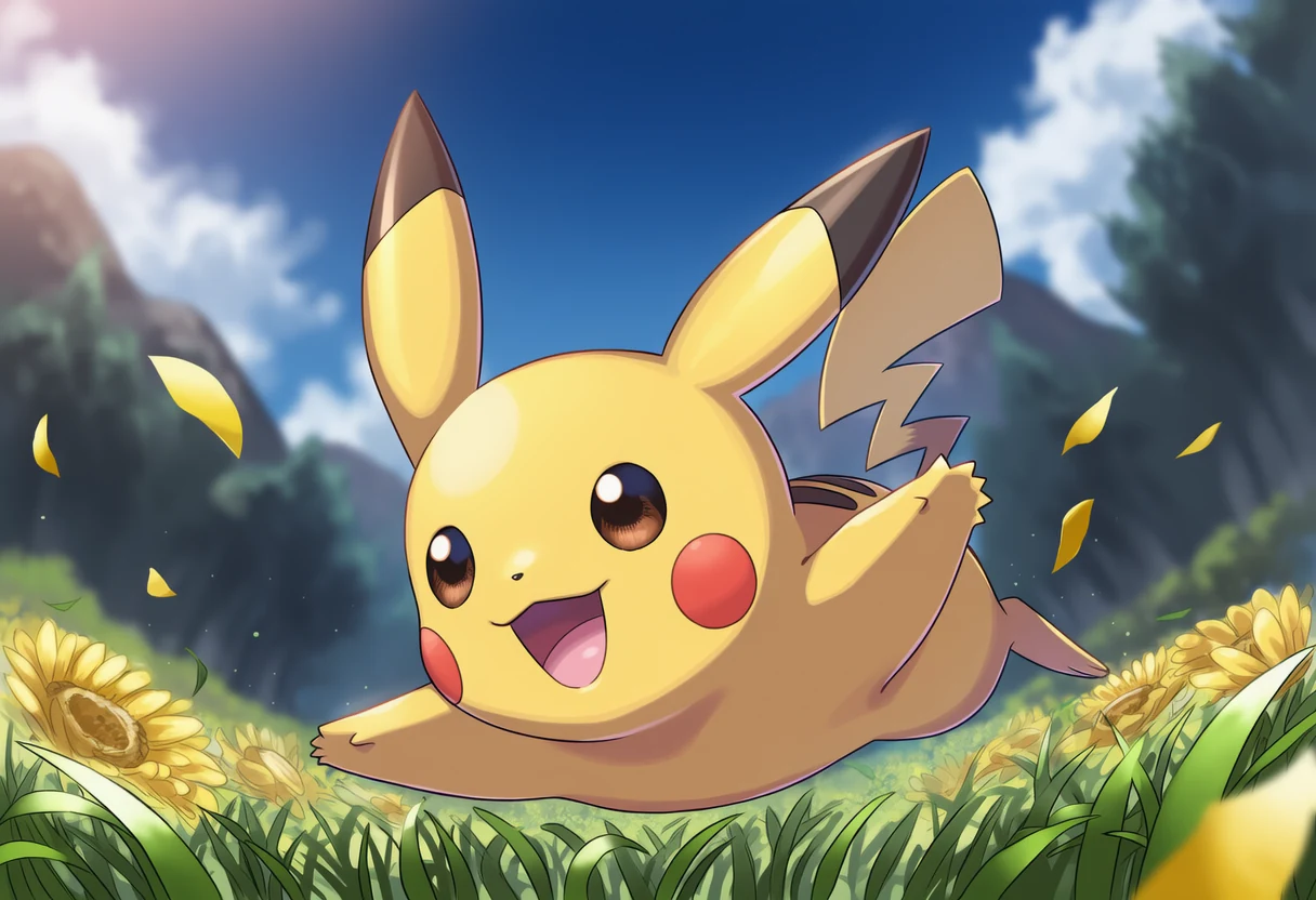 ピカチュウのリラックスカット