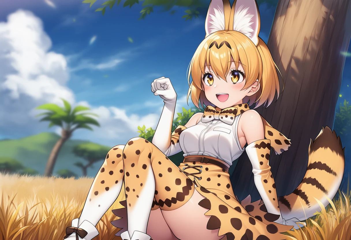 サーバルのリラックスカット