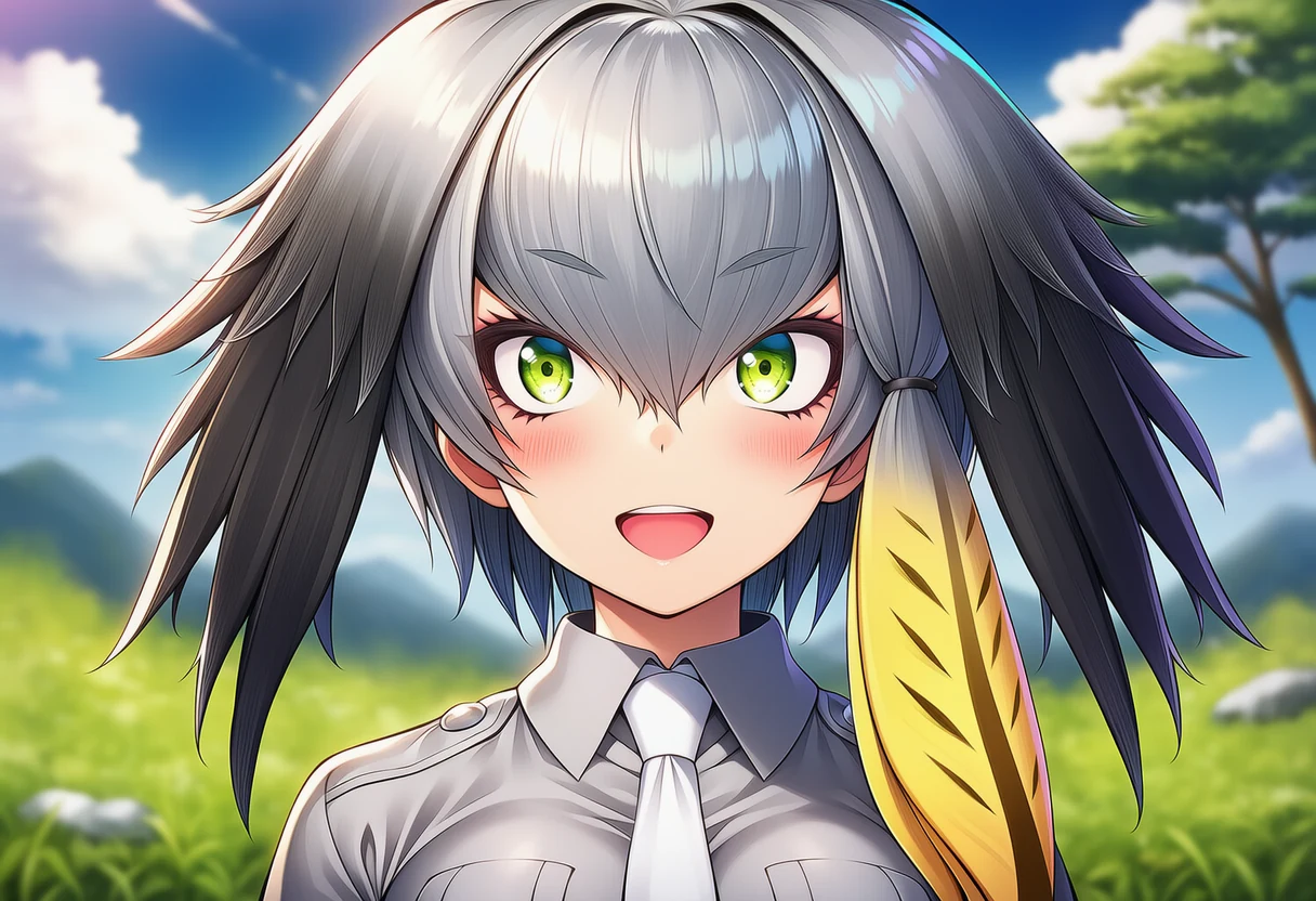 ハシビロコウのリラックスカット